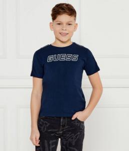 Футболка детская Guess Active с надписью, синий