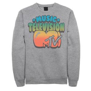 Мужской свитшот в стиле шрифта с логотипом MTV Bubble Balloon Licensed Character