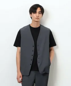 Жилет из полиэстерового крепа Comme Ca Ism, цвет Charcoal