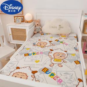 Disney Простыня на резинке 120х200 см из чистого хлопка, цвет Explore Lazy Sheep, для матрасов толщиной 3-9 см