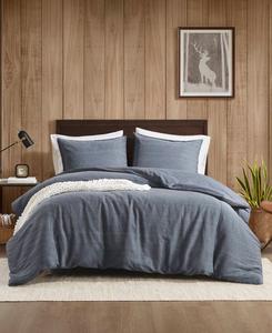 Комплект постельного белья Mckenzie Twill Washed, 3 предмета, размер King/California King Woolrich, Blue
