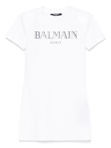 Футболка Balmain Kids из хлопка, белый