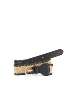 Ремень LASCANA, бежевый/черный