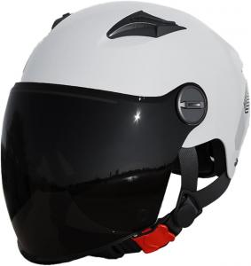 Шлем винтажный TONCXRW Vespa в стиле ретро, белый