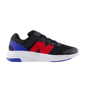 Кроссовки New Balance 578v1 Bungee Lace Top Strap Little Kid Wide, Black Red Royal