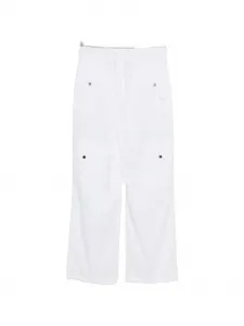 Брюки с пуговицами Circus Hotel, белый