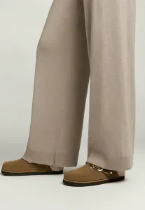 Мулы с застежками и разрезами Oysho, Brown