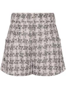 IRO твидовые шорты Gannu, серебристый