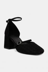 Замшевые босоножки Answear.Lab, черный