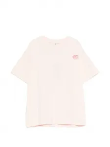 Футболка с вышивкой ETRO KIDS, розовый