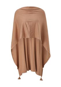 COMMA Кейп в светло-коричневом цвете