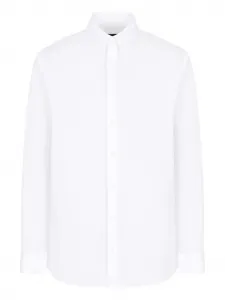 Рубашка на пуговицах Giorgio Armani, белый