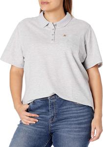 Женская рубашка-поло Carhartt Women's 104229 Contractor's Work Pocket Polo, Heather Grey