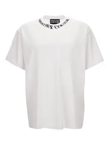 Футболка с логотипом Versace Jeans Couture, белый