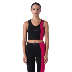 Спортивный топ Everlast Jersey strechetch bicolor, черный