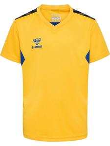 Hummel Детская футболка Hmlauthentic в спортивном желтом/синем цвете