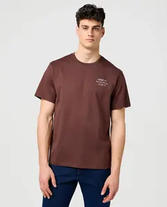 Мужская футболка свободного кроя с коротким рукавом Wrangler, фиолетовый