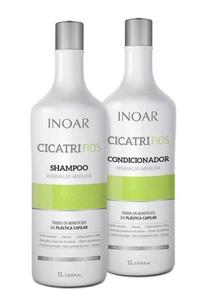 INOAR Cicatrifios Duo Pack Питательный набор шампунь-кондиционер для волос после кератинового выпрямления 2x 1000 мл