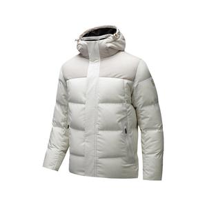 Пуховик мужской цвета слоновая кость/туманно-серый CHAOJIANTA, слоновая кость/простой туманно-серый