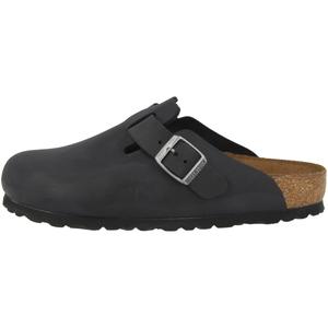 Сабо Birkenstock Clogs Boston Geöltes Nubukleder schmal, черный
