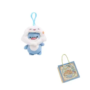 Плюшевый кулон Chubby Shark Dolls высотой 10 см Dolls and bears dance, белый