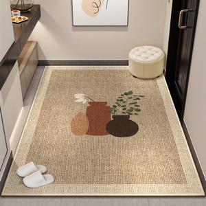 Dajiang Ковер 120х160 см для входной двери в стиле Instagram, с противоскользящим покрытием TPR, грязеотталкивающий