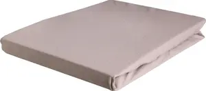 Простыня на резинке - цвет базальт - эластичный трикотаж - 90 х 190 см Wülfing