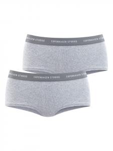 Copenhagen Studios Трусики серого меланжевого цвета