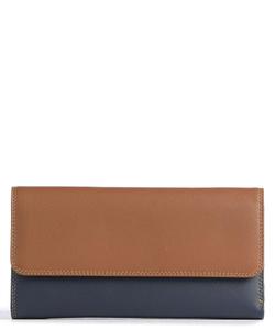 Кожаный кошелек Mywalit, синий/коричневый