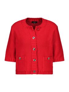 Вязаный кардиган monari, красный
