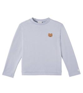 Топ из хлопкового джерси Jorijn Donsje, Foggy Blue