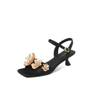 Сандалии с ремешками женские Rosa Bianca, Black