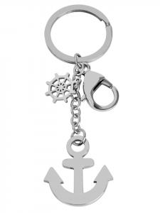 Adeliás Универсальный кулон - брелок из нержавеющей стали серебристого цвета