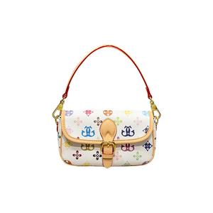 PAYOT Сумка кросс-боди DIANE из искусственной кожи женская white/monogram coffee