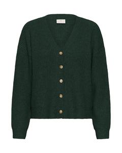 Вязаный кардиган Kaffe KAfiorella, зеленый