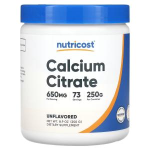 Кальция цитрат Nutricost, 250 г