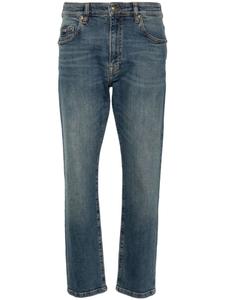 Узкие джинсы с вышитым логотипом Versace Jeans Couture, синий