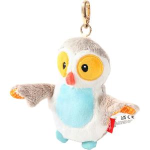 Ключница с совой плюшевая кукла подвеска высота 14см Sigikid