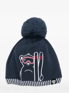 Шапка-бини с помпоном Rossignol, синий