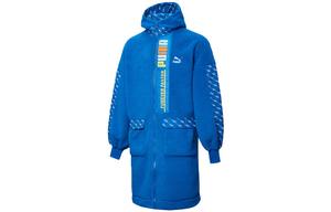 Бархатная куртка унисекс Puma, цвет Blue