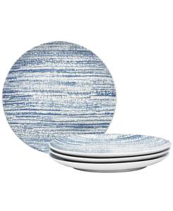 Набор из 4 декоративных тарелок Colorwave Weave, 8,25 дюйма Noritake, синий