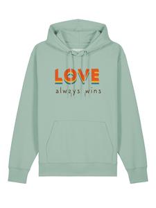 Толстовка Watapparel  Love always wins, мятный