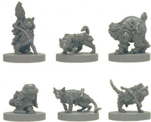 Ролевая игра Steamforged Games Animal Adventures RPG: Miniatures Set - Cats & Catacombs Vol 1