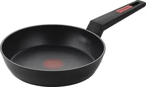 Алюминиевая сковорода с термодатчиком, 24 см | Сковорода из кованого алюминия | Индикатор термоконтроля | Антипригарное покрытие Florina