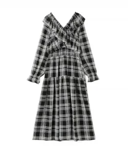 Платье с крестообразными оборками Jill By Jill Stuart, цвет Black 1