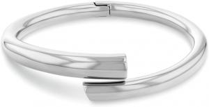 Женские украшения Calvin Klein - браслет CK Spiral - нержавеющая сталь - многослойный аксессуар для повседневного ношения - подарок для нее, Silver