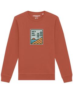 Свитер Watapparel Sweatshirt Let s Get Lost, цвет auburn