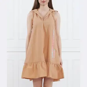 Платье свободного кроя Armani Exchange, бежевый