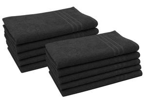 Гостевое полотенце Zollner 00000456 10 шт, 30x1x50 см, черный
