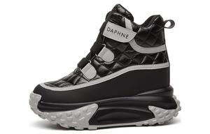 Кроссовки женские массивные высокие Daphne, черный